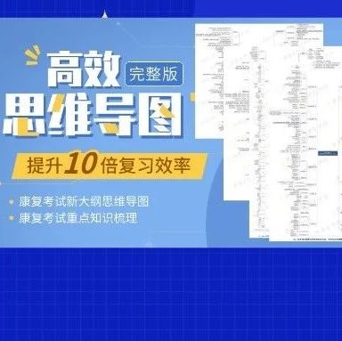 各章节思维导图整套拿去复习!康复考试备考更高效